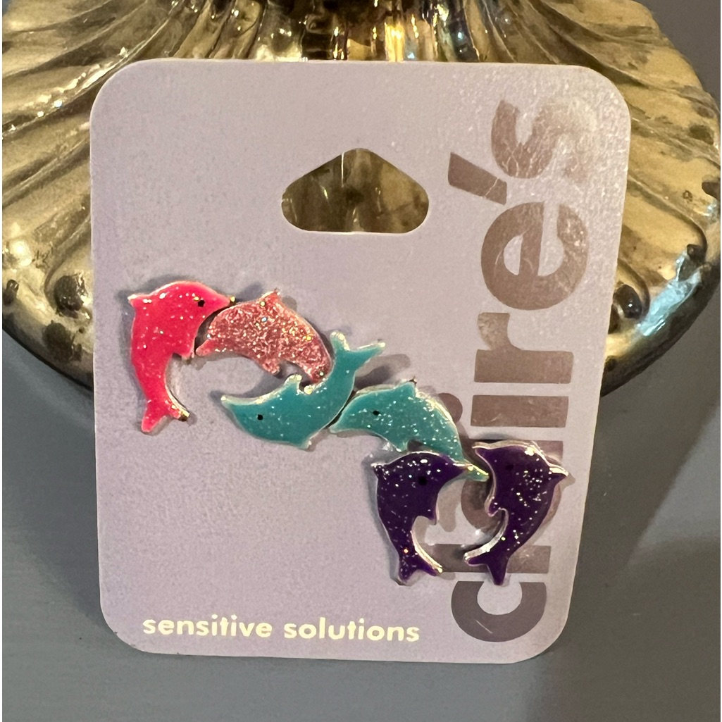 Dolphin Earrings 3 Pairs 7$